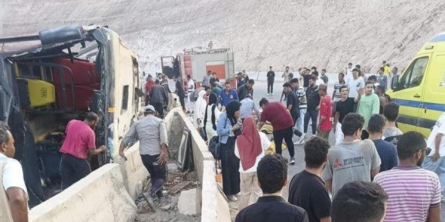 مصدر يكشف للوفد الحالة الصحية للسائق المتسبب في حادث طريق الجلالة