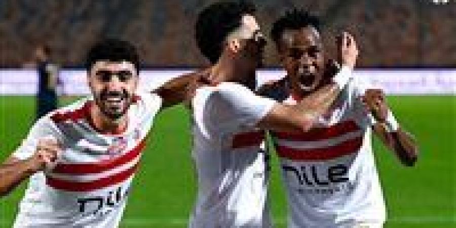 الزمالك بزيه التقليدي والمصري يرتدي الأخضر في الكونفدرالية