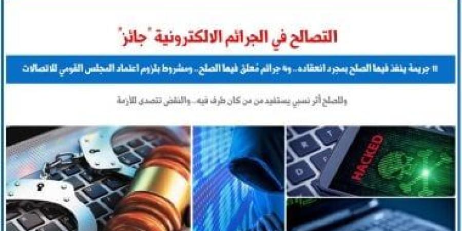 التصالح فى الجرائم الإلكترونية بين التطبيق والتأويل.. برلماني