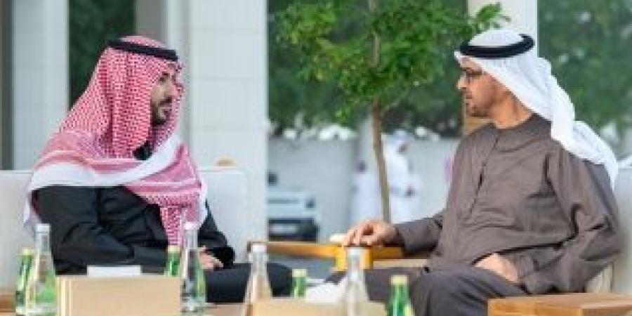 رئيس الدولة يستقبل خالد بن سلمان