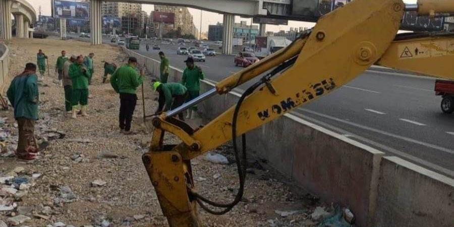 بدء مشروع تشجير الطريق الدائري بمحافظات القاهرة الكبري