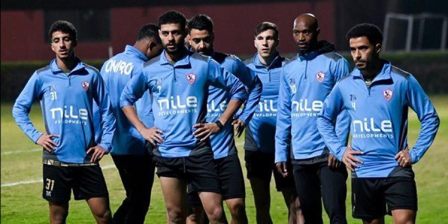 الزمالك يختتم تدريباته لمواجهة أبو قير للأسمدة في كأس مصر