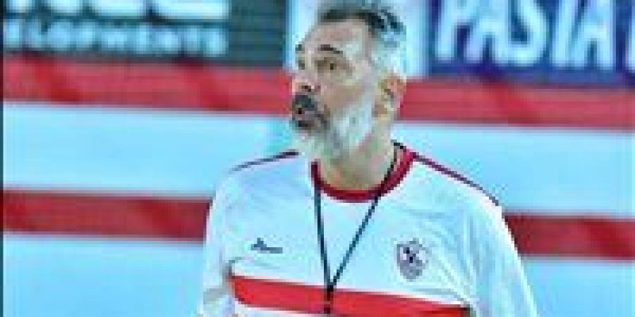 مدرب طائرة الزمالك: نشارك في البطولة العربية من أجل التتويج بها