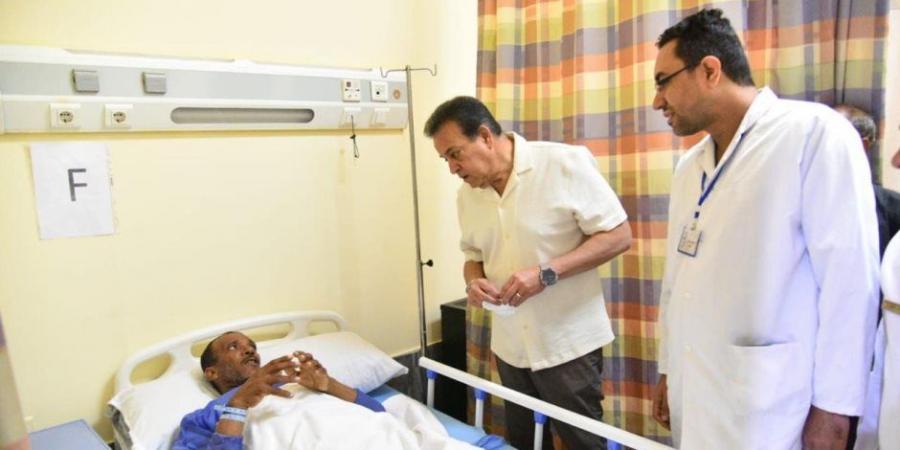 وزير الصحة يتفقد مستشفى وادي النطرون التخصصي بمحافظة البحيرة