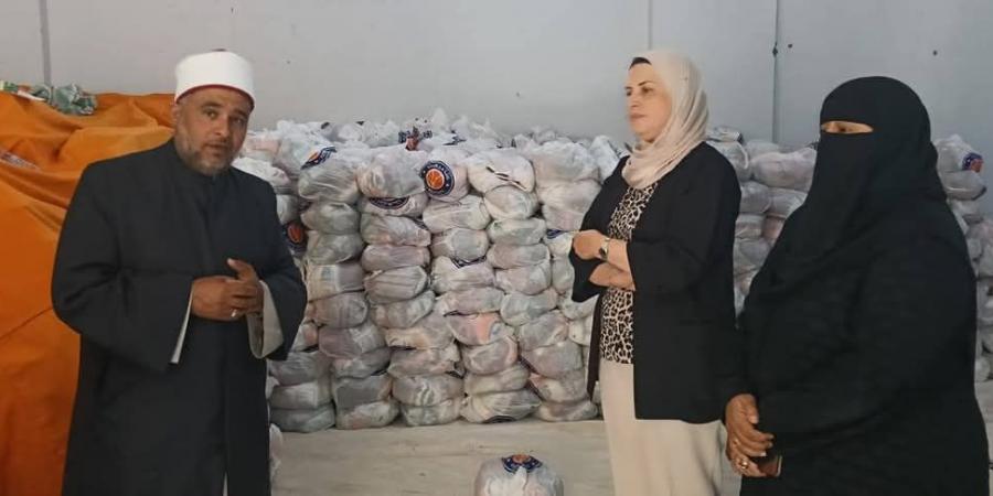 لحوم ومواد غذائية للمستحقين في عيد الأضحى بالإسماعيلية
