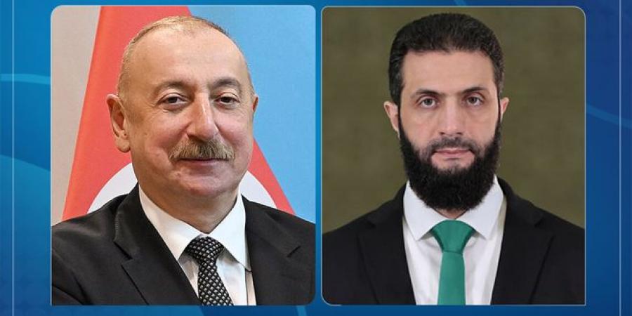 الرئيس الشرع يتلقى برقية تهنئة من رئيس جمهورية أذربيجان بمناسبة عيد الأضحى المبارك