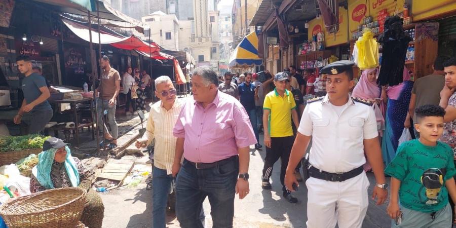 تحصيل 102 الف جنيه غرامات من سوق شيديا ولاجيتيه بالاسكندرية