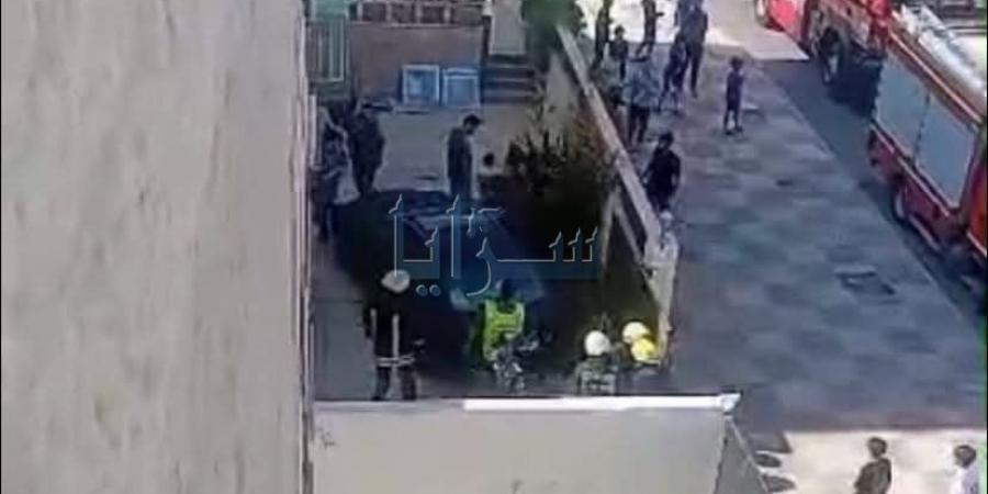 بالفيديو والصور .. سقوط شظية صاروخ في العقبة دون وقوع إصابات بشرية