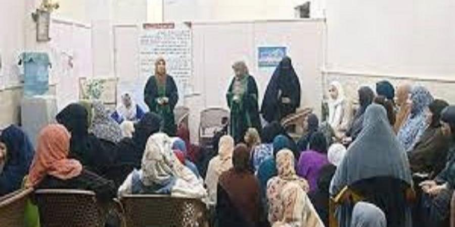 "مخاطر الإدمان " فى ندوة لوحدة السكان بمسجد السواكنية بالاقصر
