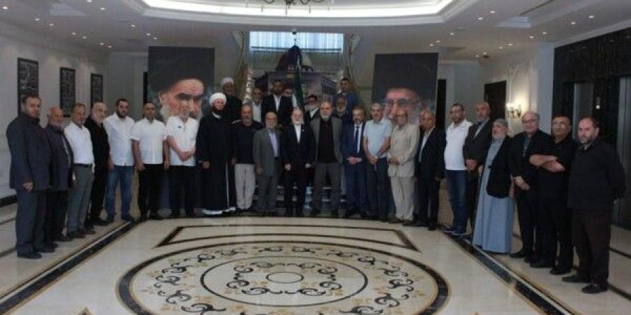 وفد من لقاء الأحزاب الوطنية والإسلامية في الشمال زار السفارة الإيرانية متضامناً