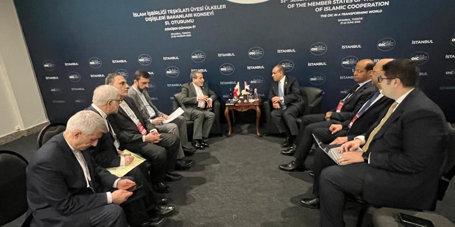 وزير الخارجية يلتقي بنظيره الإيراني في إسطنبول.. ماذا دار بينهما؟