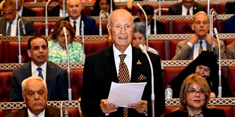 كلمة المستشار فرج الدري في ختام الفصل التشريعى الأول لمجلس الشيوخ