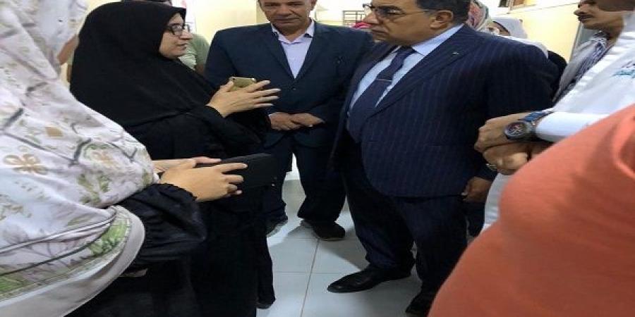 محافظ الدقهلية في زيارة مفاجئة لمستشفى السنبلاوين