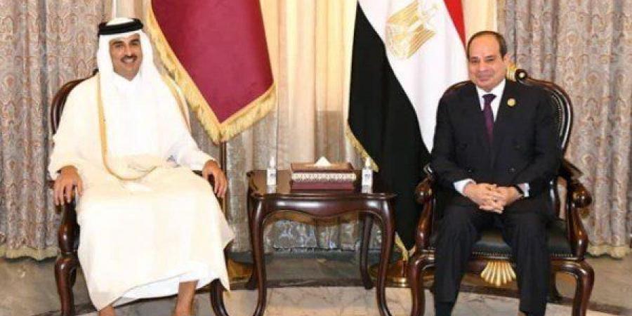 الرئيس السيسى يؤكد للأمير تميم إدانة مصر لأى انتهاك يمس سيادة قطر