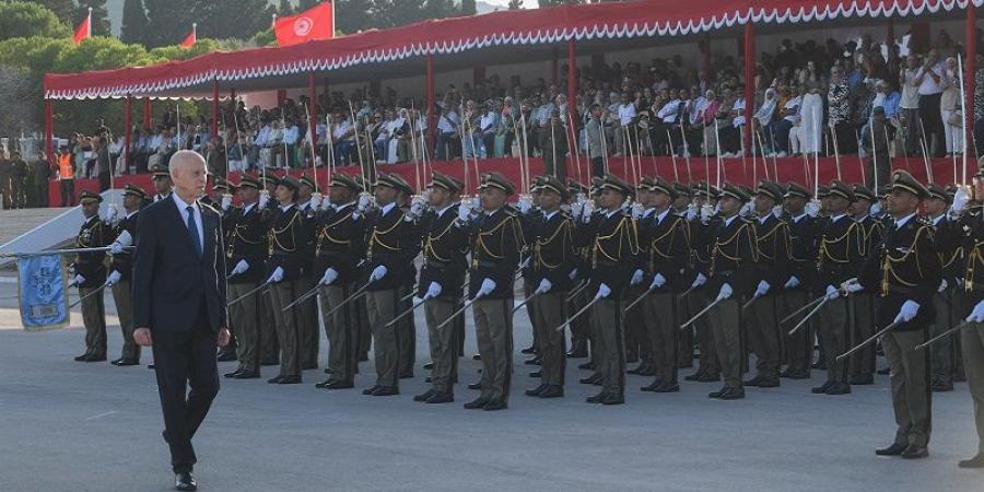 سعيد يشرف على حفل تخرّج الدفعة الخامسة والخمسين للأكاديميات العسكرية الثلاثة بنابل