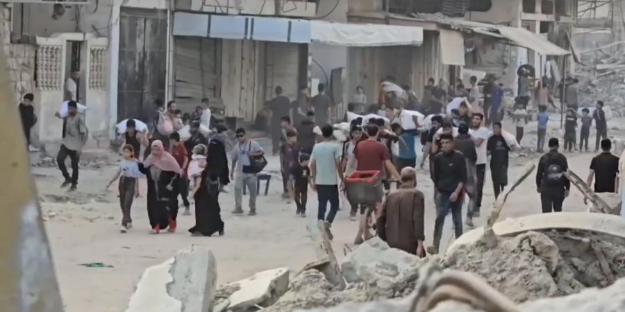 المنار في نقطة زيكيم وترصد معاناة أهالي غزة عند نقاط توزيع المساعدات