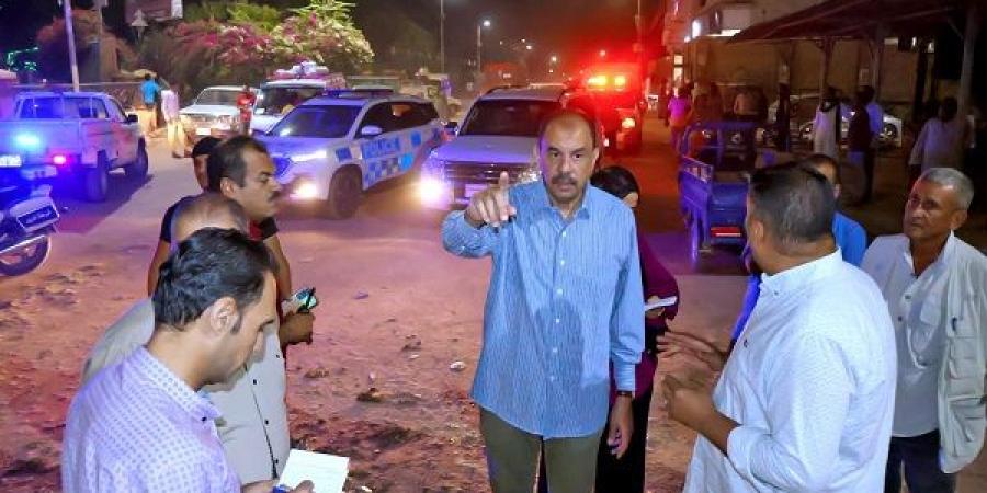محافظ سوهاج يتفقد مشروعات البنية التحتية وخدمات المواطنين
