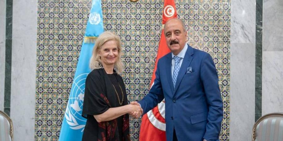 وزير الخارجية يلتقي رئيسة فريق المراجعة الاستراتيجية لبعثة الأمم المتحدة للدعم في ليبيا
