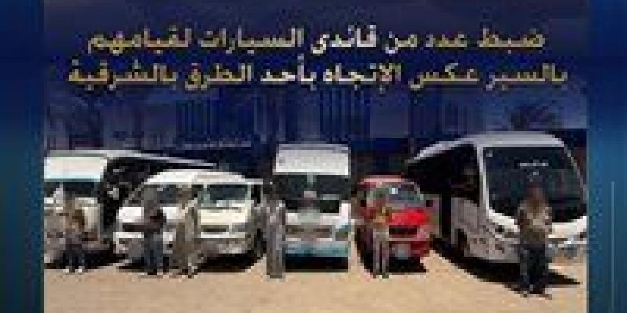 الداخلية تضبط عددًا من قائدي السيارات سلكوا الاتجاه المعاكس بالشرقية: "اختصرنا الطريق"